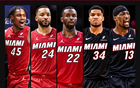 超级9换2交易！热火全新首发阵容：字母热巴+维金斯鲍威尔米切尔